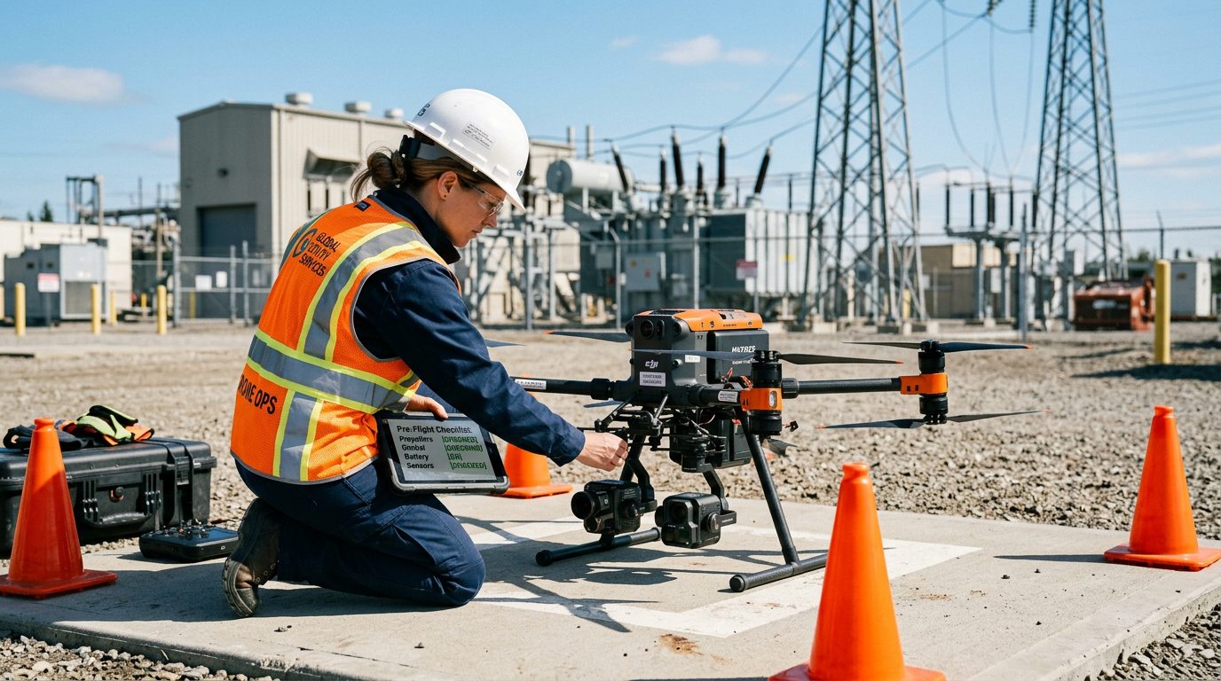 Drone photo illustrating: How to Verify a Drone Inspection Provider